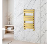 Plum&clay Ruby Gold Heated Towel Radiator Rail (H)800mm (W)500mm