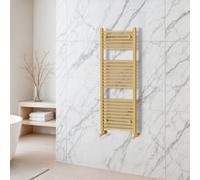 Plum&clay Triton Gold Heated Towel Radiator Rail (H)1200mm (W)400mm