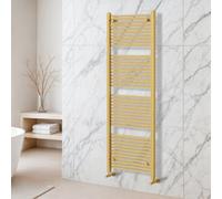 Plum&clay Triton Gold Heated Towel Radiator Rail (H)1800mm (W)400mm
