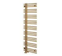 Plum&clay Zenith Brushed Gold Heated Towel Rail (H)1600mm (W)500mm