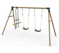 Plum Plum Colobus Wooden Outdoor Swing Set 380cm