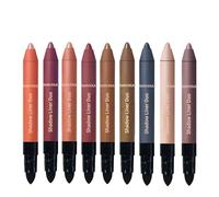 Plum Eyeshadow Stick 2-in-1 Eyeliner Eyeshadow, Duo-Shadow Liner Set, Plum Eyeliner for Light Eyes to Make Them Pop