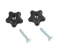 Plum Form Handle Bolt Component for Residential Lawn Mowers and Push Type Snow Blowers Using Common Shaft Mounting (2pcs)