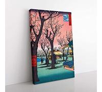 Plum Garden at Kamata by Utagawa Hiroshige Canvas Wall Art Print 30x20 Inch