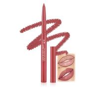 Plum Mauve Lip Liner, Precision Felt Tip Gel Lip Liner, Matte Retractable Creamy Lip Pencil, 3-in-1 Shaping Lipliner Pencil, Satin Finish, Smooth & Plump Lips for Daily Use