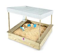 Plum Palm Beach Wooden Sand Pit with Canopy (Natural)