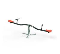 Plum Play 360 Rotating Seesaw - Kids Garden Teeter Totter with Sit & Spin Action - Outdoor Playground Equipment for Ages 3+ - Green, 50kg Max per User