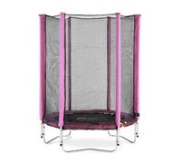 Plum 4ft Pink Junior Springsafe Trampoline and Enclosure