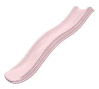 Plum Play 6ft Childrens Heavy Duty Outdoor Garden Slide Attachment for Climbing Frame Playcentre Tree House 1.8m Length - For Platforms Decks 3ft or 0.9m (Pastel Pink)