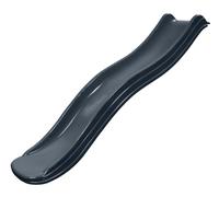 Plum Play 6ft Childrens Heavy Duty Outdoor Garden Slide Attachment for Climbing Frame Playcentre Tree House 1.8m Length - For Platforms Decks 3ft or 0.9m (Anthracite)