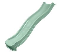 Plum Play 8ft Childrens Heavy Duty Outdoor Garden Slide Attachment for Climbing Frame Playcentre Tree House 2.4m Length - For Platforms Decks 4ft or 1.2m (Pastel Green)