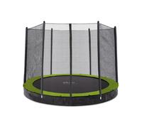 Plum Play In Ground Round Outdoor Circular Garden Sports Trampoline (8ft with Enclosure)