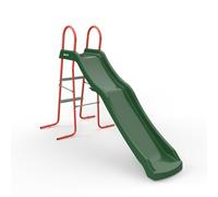 Plum Play Haumea Freestanding Childrens 6ft Slide and Climbing Ladder - Suitable for 3 years Plus and Max User 50kg - 1 Year Warranty (Green Orange)