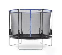 Plum Play Kids Garden Trampoline Spacezone Deluxe Outdoor Trampoline and Safety Net Enclosure - 8ft - 10ft - 12ft (10ft)