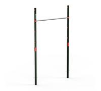 Plum Play Kids Gymnastic Horizontal Bar - 4 Height Adjustable Garden Gym Set - Max Height 150cm - Max User Weight 100kg (Single)