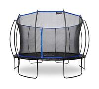 Plum Play Kids Trampoline 8ft 10ft 12ft 14ft - Deluxe Outdoor Garden Trampoline with Safety Enclosure Net, Spring Safety Cover, Weatherproof Padding & Steel Frame - EN71 Certified
