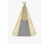 Plum Play Plum Great Wooden Teepee Hideaway 150 x 150 Beige