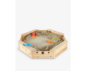 Plum Plum Treasure Beach Wooden Outdoor Sandpit 104cm