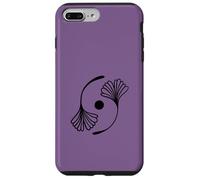 Plum Purple Ginkgo Leaves Gingko Tree Maidenhair Tree Zen Case for iPhone 7 Plus/8 Plus