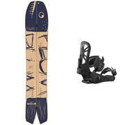 Plum - Splitboard bindings - Snowboard set Board Fario - Blue Blue S.M.L