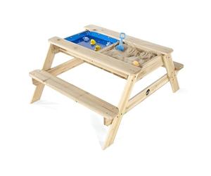 Plum Surfside Wooden Sand and Water Picnic Table, Natural Wood