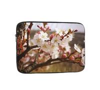 Plum Tree Blossom Laptop Case 13 inch, Shockproof Protective Computer Sleeve Cover Water Resistant Laptop Bag Carrying Tablet Cover Briefcase Handbags Gifts for Men Women