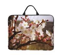 Plum Tree Blossom Laptop Case Sleeve 14 inch Shockproof Protective Notebook Case Travel Laptop Bag with Handle Waterproof Computer Cover Briefcase Handbags for Men Women
