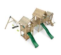 Plum Wildebeest Wooden Climbing Frame