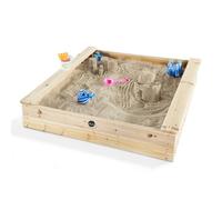 Plum Kids Square Wooden Outdoor Sandpit 113cm