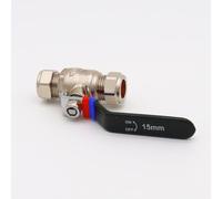 Plumb Bliss 15mm Isolation Lever Valve (1-Pack)