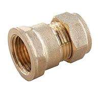 Plumb Pak PF10 15mm x 1/2-inch Female Compression Straight Coupler (Pack of 5)