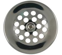 Plumb Pak PP826-64 Bathtub Dome Grid Strainer with Screw, 3", Polished Chrome