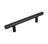 Plumb Warehouse 160mm T-Bar Handle - Matt Black Finish: Matt Black