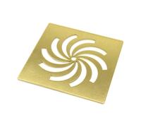 Plumb Warehouse 25mm Designer Shower Tray Waste - Brushed Brass