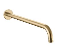 Plumb Warehouse 320mm Round Shower Arm - Brushed Brass