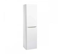 Plumb Warehouse Bella 1500mm Gloss White Tall Storage Unit Finish: Gloss White