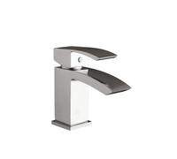 Plumb Warehouse Chrome Mono Basin Mixer Tap with Push Waste