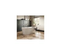 Plumb Warehouse Como Double Ended Freestanding Bath - 1500mm x 750mm - White Bath Size: 1500x750mm