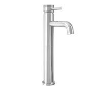 Plumb Warehouse Core Chrome Tall Mono Basin Mixer Tap Finish: Chrome