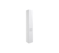Plumb Warehouse Cuneo 350mm Floor Standing 2 Door Tall Unit - White Gloss