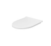 Plumb Warehouse Delta D Shape Slim Soft Close Seat - White