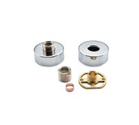 Plumb Warehouse Exposed Shower Valve Fast Fitting Kit Round (Pair)
