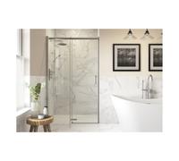 Plumb Warehouse Ilenia Semi-Framed Sliding Door - 1500mm Please Select Size: 1500mm