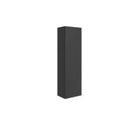 Plumb Warehouse Isola 350mm Wall Hung 1 Door Tall Unit - Matt Graphite Grey Finish: Matt Graphite Grey