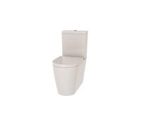 Plumb Warehouse Lab Rimless Closed Back Close Coupled Toilet and Cistern With Slim Soft Close Seat - White Please Select Toilet Seat: Slim Soft Close