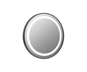 Plumb Warehouse Legnano 600mm Round Front-Lit LED Mirror - Brushed Brass Finish: Brushed Brass