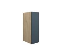 Plumb Warehouse Livorna 200mm Standard Toilet Roll Unit - Matt Arley Blue (Oak Cabinet) Finish: Matt Arley Blue (Oak Cabinet)