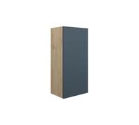 Plumb Warehouse Livorna 300mm Slim Base Unit - Matt Arley Blue (Oak Cabinet) Size: 300mm, Finish: Matt Arley Blue (Oak Cabinet)