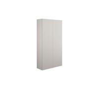 Plumb Warehouse Livorna 600mm Slim 2 Door Storage Unit - Matt Dove Grey (Grey Cabinet) Finish: Matt Dove Grey (Grey Cabinet)