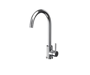 Plumb Warehouse Manhattan Brushed Brass Kitchen Mixer Tap Finish: Brushed Brass